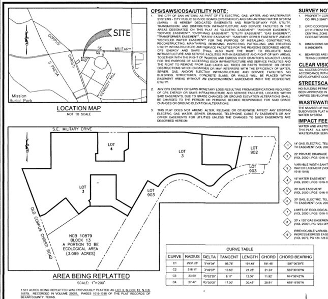 2347 SE Military Dr, San Antonio, TX à louer - Plan cadastral – Image 3 sur 11