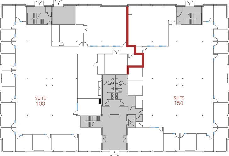 4790 Eastgate Mall, San Diego, CA à louer Plan d’étage– Image 1 sur 1