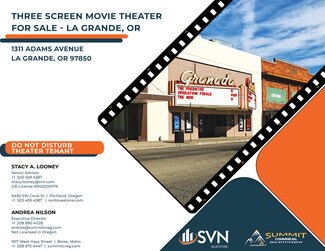 Plus de détails pour 1311 Adams Ave, La Grande, OR - Sports et loisirs à vendre