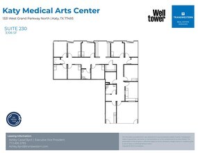 1331 W Grand Pky N, Katy, TX à louer Plan d’étage– Image 1 sur 1