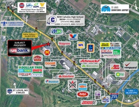 1050 Camp Jackson Rd, East Saint Louis, IL - Vue aérienne vue de carte