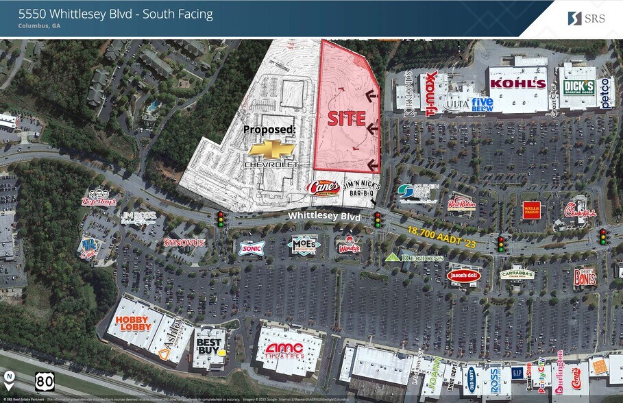 5550 Whittlesey Blvd, Columbus, GA à louer - Photo de l’immeuble – Image 2 sur 4