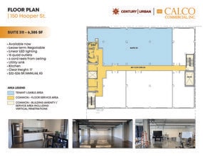 150 Hooper St, San Francisco, CA à louer Plan d’étage– Image 2 sur 7
