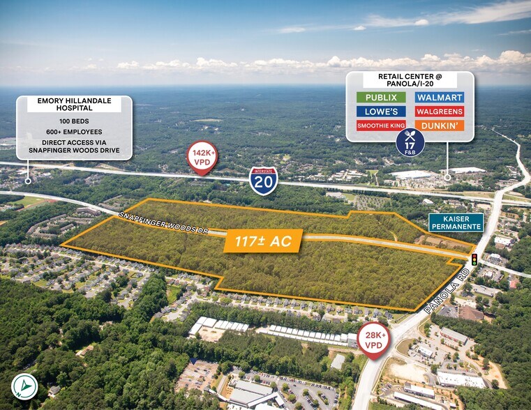 2680 Panola Rd, Lithonia, GA à vendre - Aérien – Image 1 sur 4