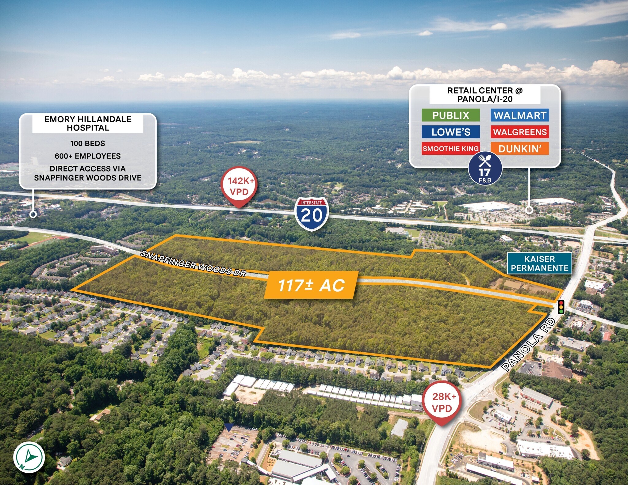 2680 Panola Rd, Lithonia, GA à vendre Aérien– Image 1 sur 5