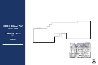 15350 Sherman Way, Van Nuys, CA à louer Plan d’étage– Image 1 sur 2