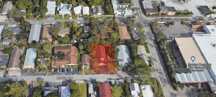 1112 NE 5th Ave, Fort Lauderdale, FL - Vue aérienne  vue de carte