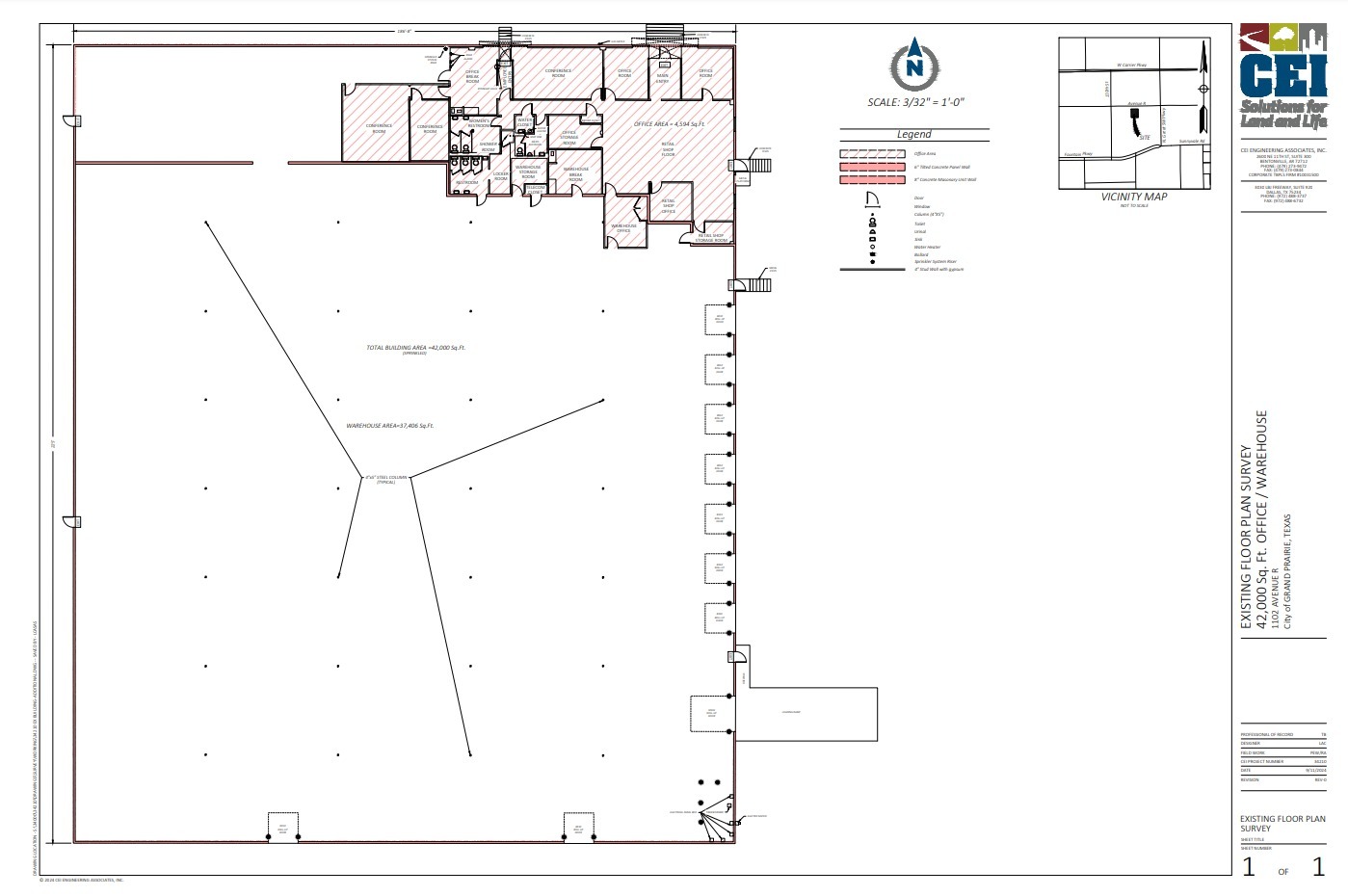 1102 Avenue R, Grand Prairie, TX à louer Plan d’étage– Image 1 sur 1