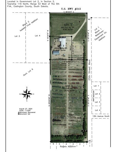2510 9th Ave SW, Watertown, SD à vendre - Plan de site – Image 3 sur 3