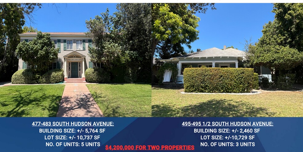 477 S Hudson Ave, Pasadena, CA à vendre - Photo principale – Image 1 sur 6