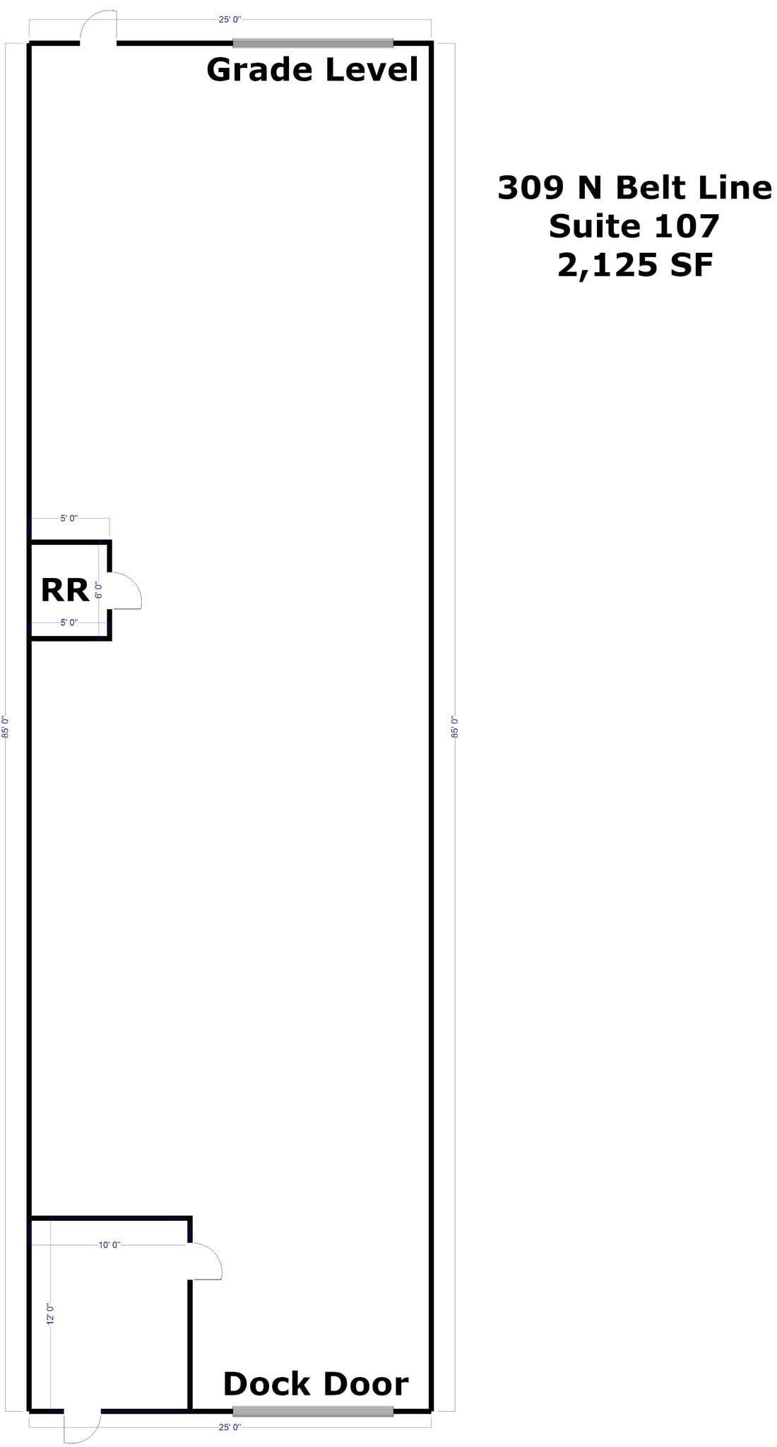 350 S Belt Line Rd, Irving, TX à louer Plan d’étage– Image 1 sur 1
