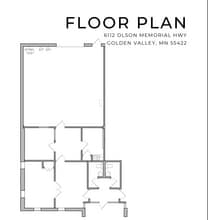 6102-6112 Olson Memorial Hwy, Golden Valley, MN à louer Plan d’étage– Image 2 sur 2