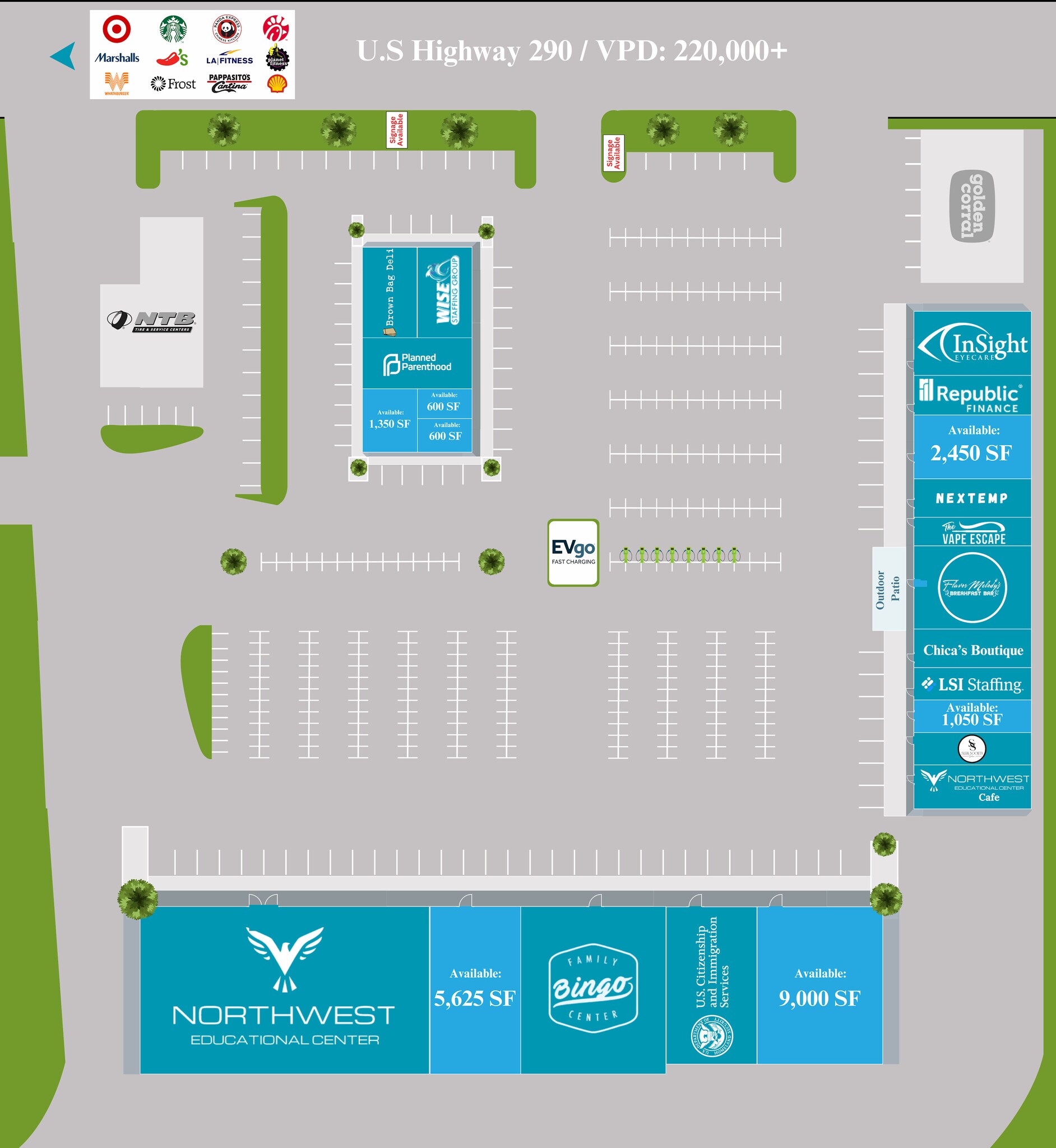 13167 Northwest Fwy, Houston, TX à louer Plan de site– Image 1 sur 1