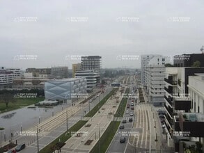 Montpellier, HER - Vue aérienne vue de carte