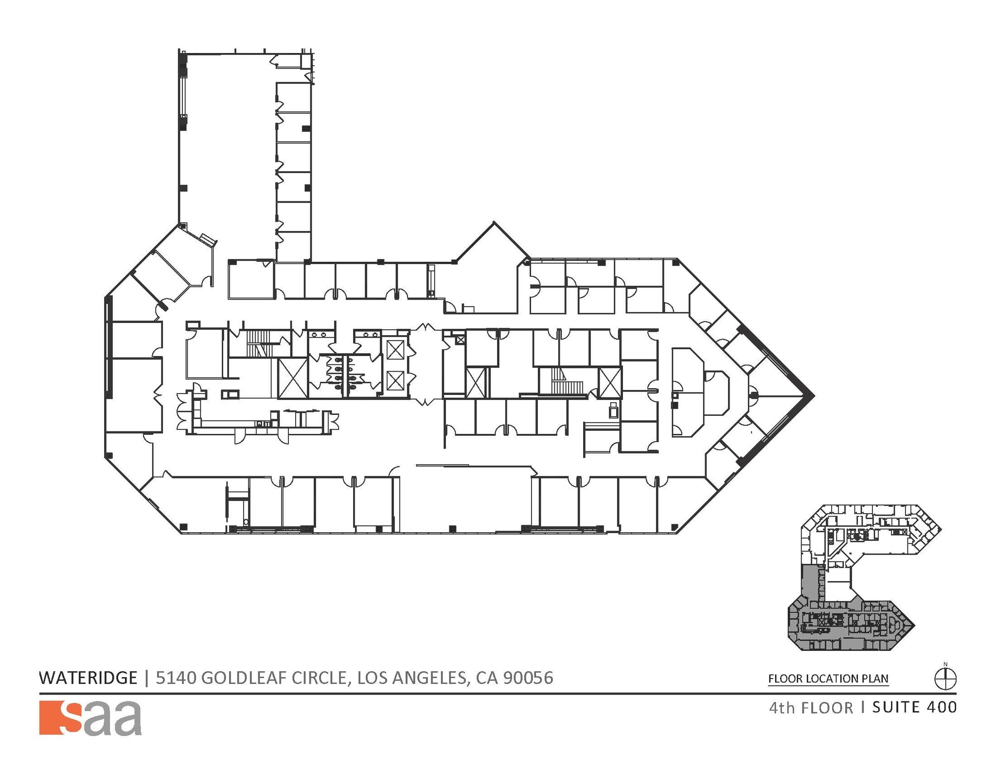 5140-5150 W Goldleaf Cir, Los Angeles, CA à louer Plan d’étage– Image 1 sur 1