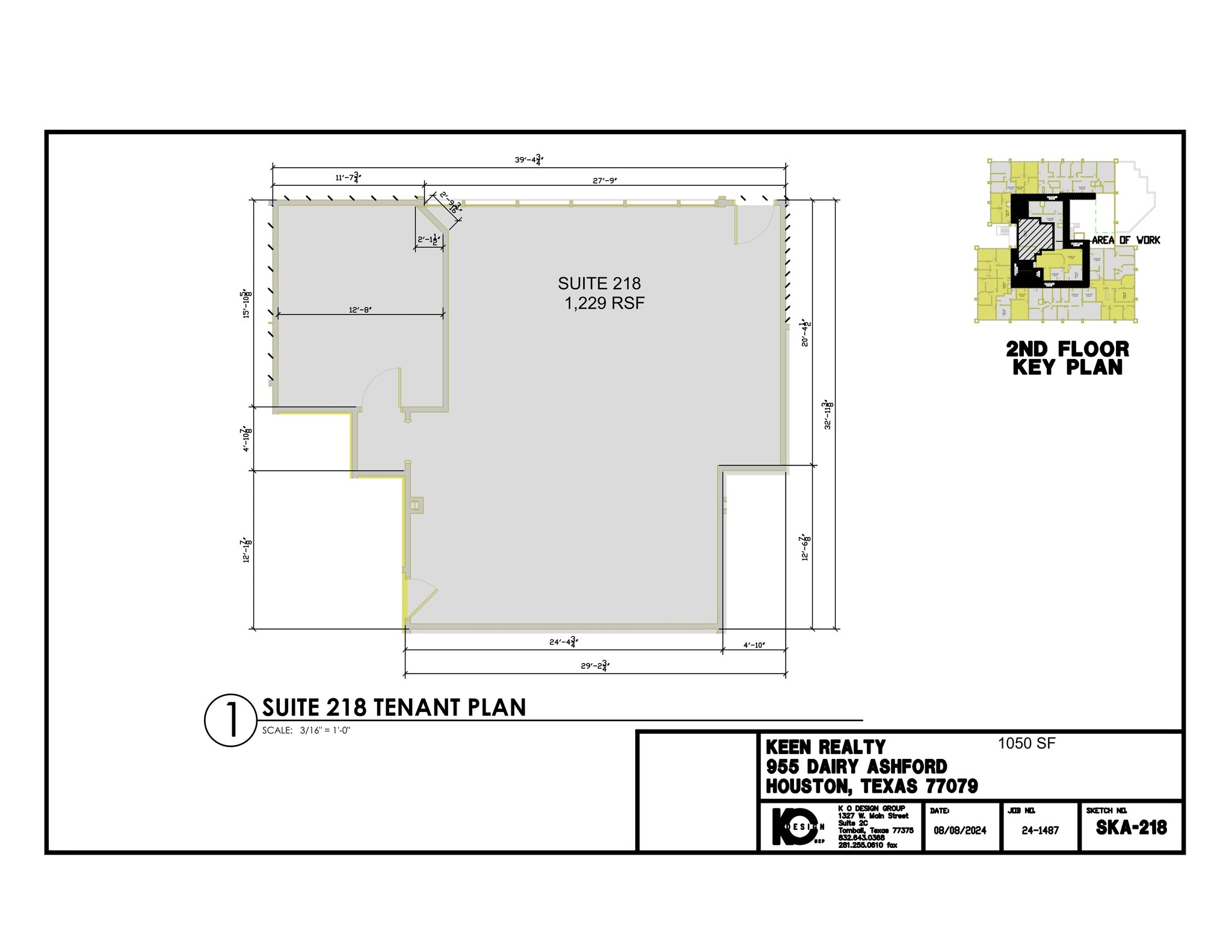 955 Dairy Ashford Rd, Houston, TX à louer Plan de site– Image 1 sur 1
