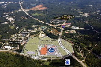 2251 Jesse Jewell Pky, Gainesville, GA - Vue aérienne vue de carte