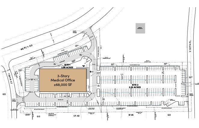 3275 South Mercy Road, Gilbert, AZ à louer - Plan de site – Image 3 sur 3