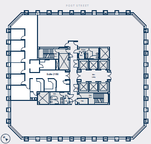 1 Post St, San Francisco, CA à louer Plan d’étage– Image 1 sur 1
