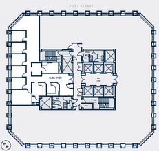 1 Post St, San Francisco, CA à louer Plan d’étage– Image 1 sur 1