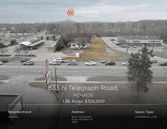 Plus de détails pour 833 N Telegraph Rd, Monroe, MI - Terrain à vendre