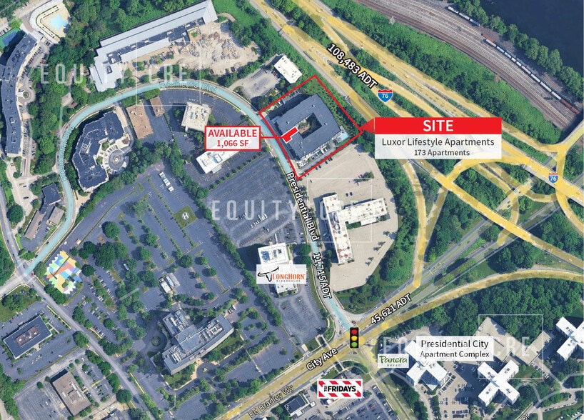 9 Presidential Blvd, Bala Cynwyd, PA à louer - Aérien – Image 2 sur 5