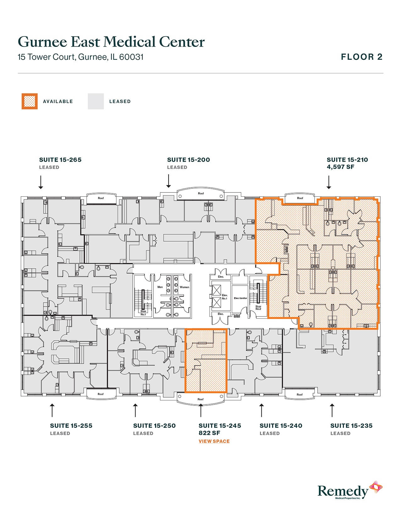 3 S Greenleaf Ave, Gurnee, IL à louer Plan d’étage– Image 1 sur 1