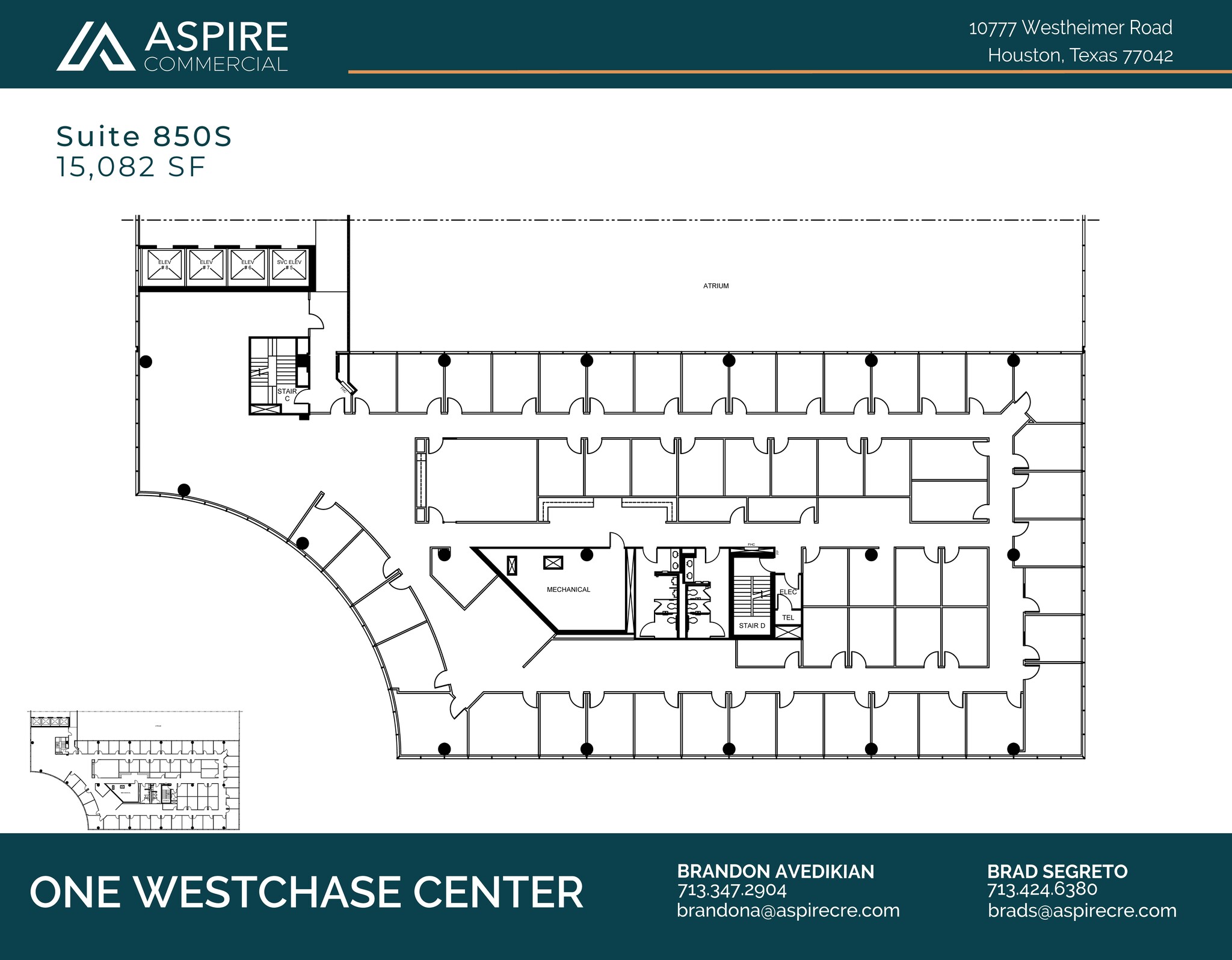 10777 Westheimer Rd, Houston, TX à louer Plan d’étage– Image 1 sur 1
