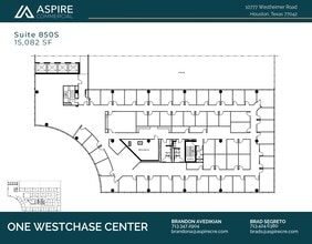 10777 Westheimer Rd, Houston, TX à louer Plan d’étage– Image 1 sur 1
