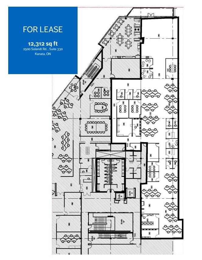 2500 Solandt Rd, Ottawa, ON à louer Plan d’étage– Image 1 sur 1
