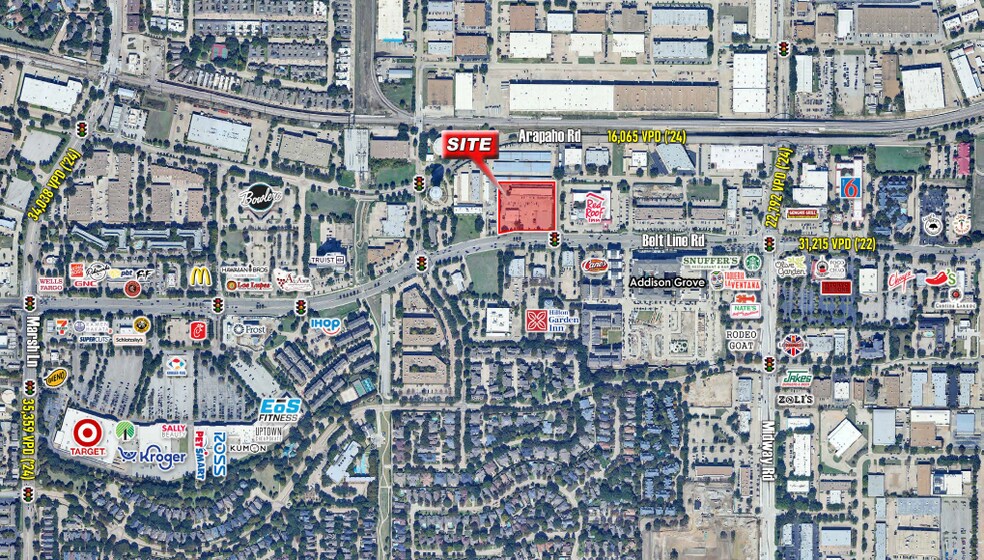 4021 Belt Line Rd, Addison, TX à louer - Photo de l’immeuble – Image 3 sur 12