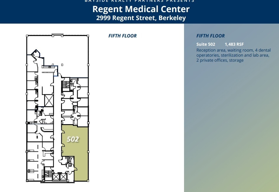 2999 Regent St, Berkeley, CA à louer Plan d’étage– Image 1 sur 1