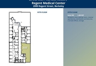 2999 Regent St, Berkeley, CA à louer Plan d’étage– Image 1 sur 1