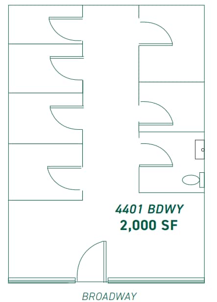4407 Broadway, New York, NY à louer Plan d’étage– Image 1 sur 1