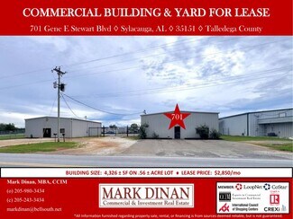 Plus de détails pour 701 Gene E Stewart Blvd, Sylacauga, AL - Industriel/Logistique à louer