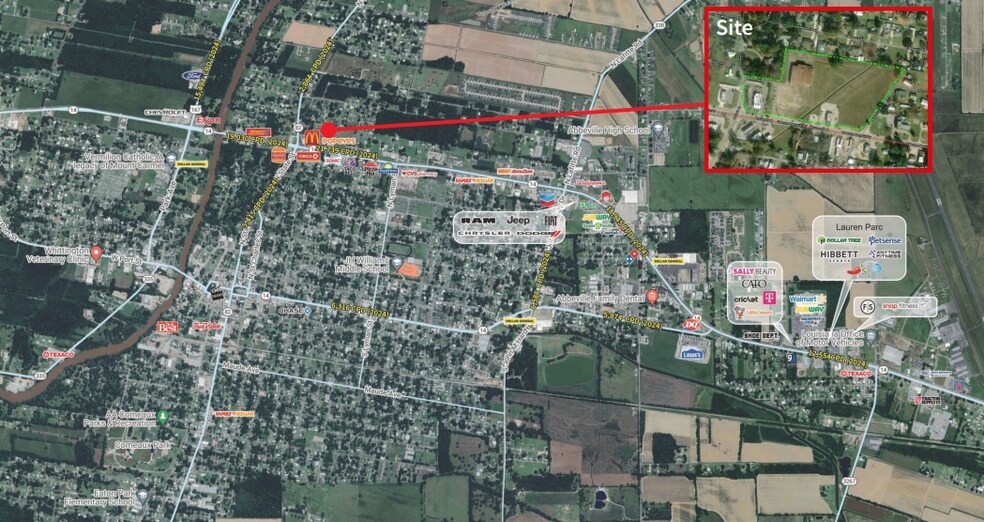 503 Veterans Memorial dr, Abbeville, LA à vendre - Aérien – Image 2 sur 3