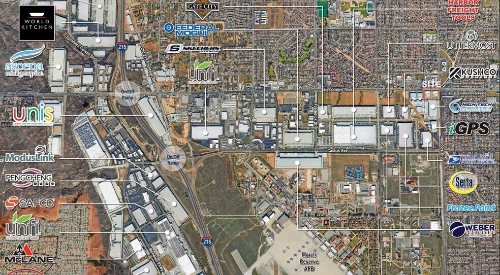 Alessandro Blvd & Heacock St, Moreno Valley, CA à vendre - Aérien – Image 3 sur 3