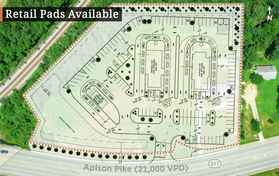 8035 Apison Pike, College Dale, TN à louer - Plan de site – Image 1 sur 6