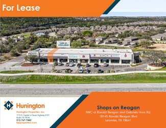 Plus de détails pour 18145 Ronald W Reagan Blvd, Leander, TX - Local commercial à louer