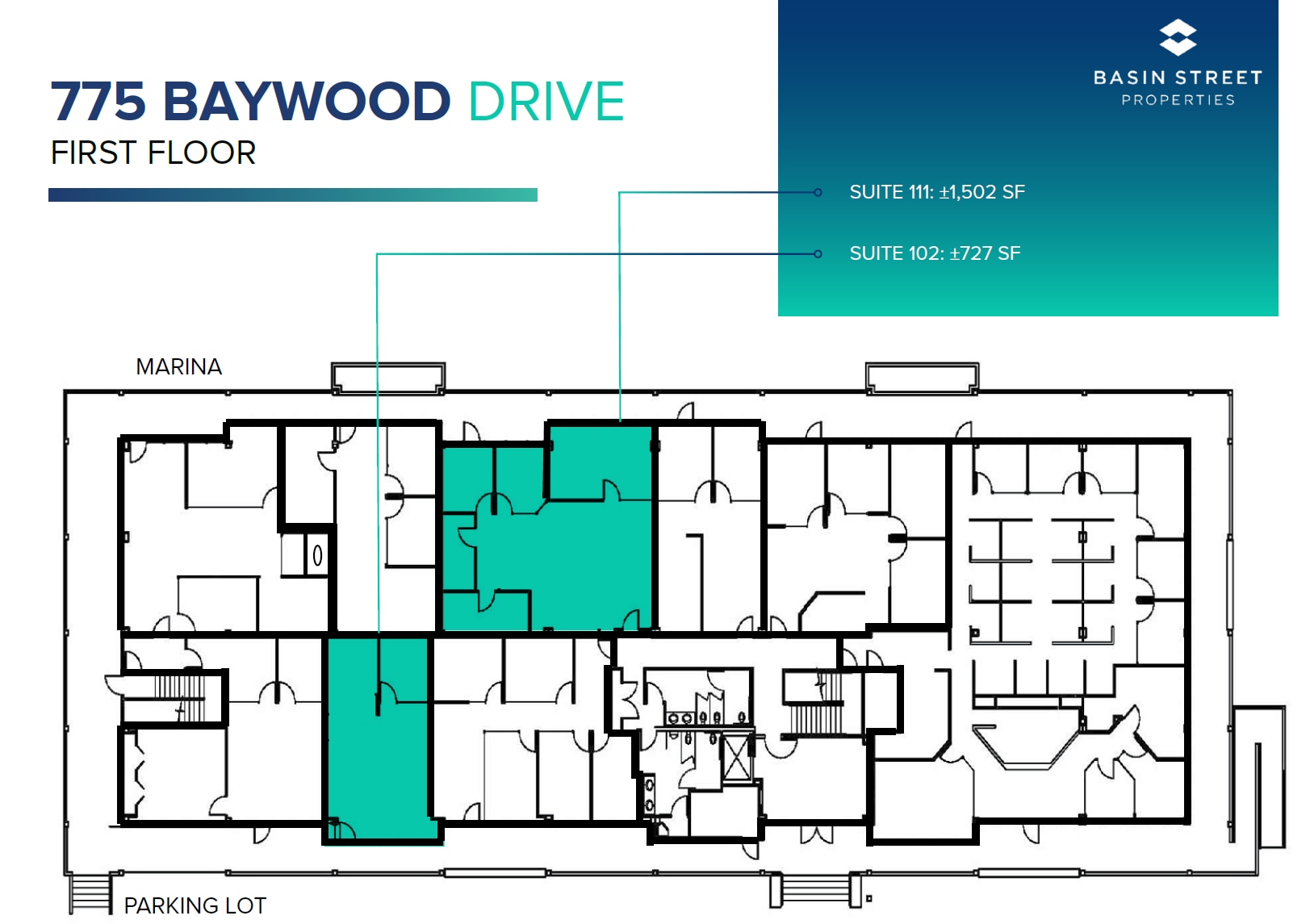 755-775 Baywood Dr, Petaluma, CA à louer Plan d’étage– Image 1 sur 1