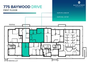 755-775 Baywood Dr, Petaluma, CA à louer Plan d’étage– Image 1 sur 1