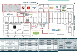 4147-4275 167th St, Country Club Hills, IL à louer Plan d’étage– Image 1 sur 1