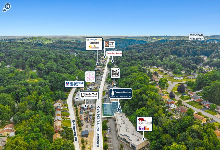 3479 Babcock Blvd, Pittsburgh, PA à vendre - Photo de l’immeuble – Image 2 sur 5