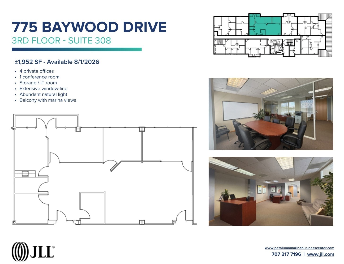 755-775 Baywood Dr, Petaluma, CA à louer Plan d’étage– Image 1 sur 1