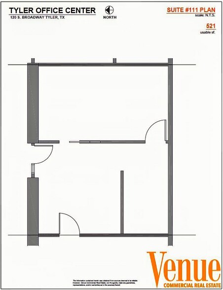 120 S Broadway Ave, Tyler, TX à louer - Plan d’étage – Image 3 sur 9