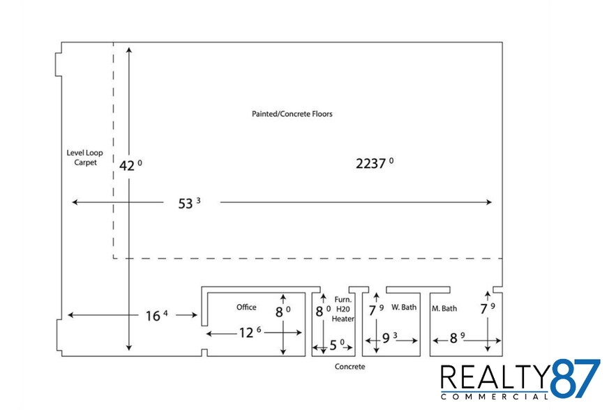 266 Blairs Ferry Rd NE, Cedar Rapids, IA à louer - Plan d’étage – Image 2 sur 11