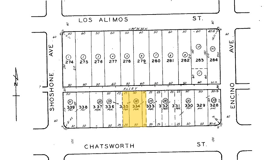 17531-17539 Chatsworth St, Granada Hills, CA à louer - Plan cadastral – Image 2 sur 2