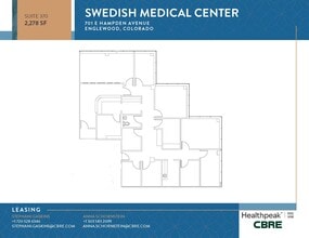 701 E Hampden Ave, Englewood, CO à louer Plan d’étage– Image 1 sur 1
