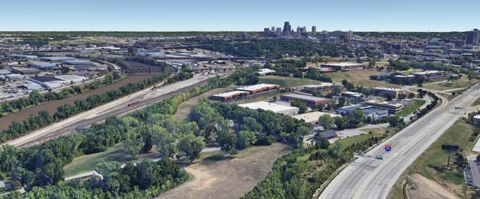 1101 W Cambridge Circle Dr, Kansas City, KS à louer - Aérien – Image 2 sur 3