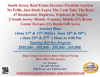 Plus de détails pour South Jersey Investor Portfolio Auction – Hôtellerie à vendre
